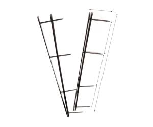 Pettini Velobind 4 denti 45 mm rosso - 9663