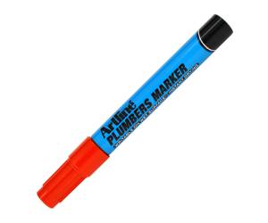 Marcatore permanente per elettricisti punta tonda 1,5 mm rosso - 14116 - 2