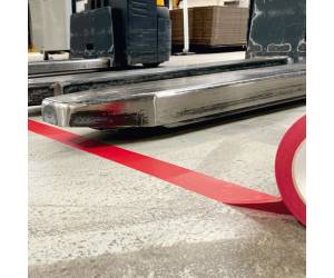 Nastro adesivo duralinebasic 50,016 removibile 5 cm x 33 mt rosso - 13343 - 2