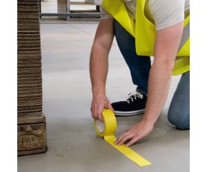 Nastro adesivo duralinebasic 50,016 removibile 5 cm x 33 mt giallo - 13323 - 1