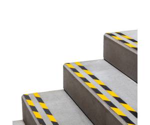 Nastro adesivo antiscivolo duraline grip 2,5 cm x 15 mt giallo nero - 13310 - 1