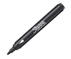 Marcatore acrilico - punta tonda - bianco-nero - conf. 2 pezzi - Sharpie - 2201181 - 3026982011817 - DMwebShop - 1