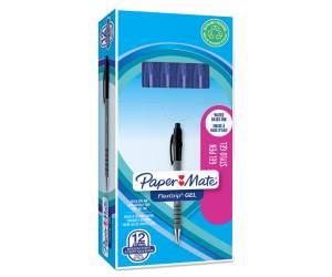 Penna a sfera a scatto Flexgrip Gel punta 0,7 mm blu - 14324 - 1