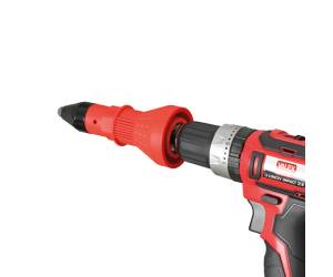 Rivettatrice per avvitatori - con 4 teste intercambiabili - Valex - 1460939 - 8004878701757 - DMwebShop - 1