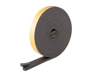 Guarnizione adesiva per isolamento porte blindate 17 mm x 8 mt PVC antracite - 13051 - 1