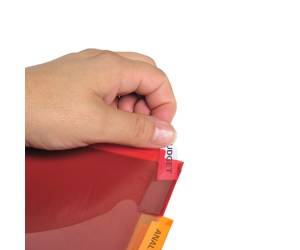 Divisori neutri a 12 tacche PP A4 maxi con portaetichetta colori assortiti - 13850 - 4