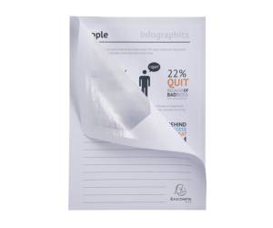 Cartellina a L Forever - con finestra - 130g - 22 x 31 cm - colori assortiti - scatola 10 pezzi - conf. 10 pezzi - Exacompta - 50200E - 3130630502005 - DMwebShop - 2