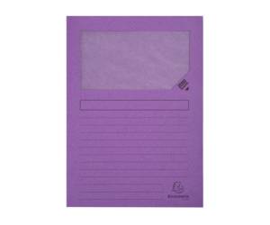 Cartellina a L Forever - con finestra - 130g - 22 x 31 cm - colori assortiti - scatola 10 pezzi - conf. 10 pezzi - Exacompta - 50200E - 3130630502005 - DMwebShop - 7