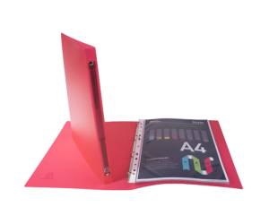 Raccoglitore foderato - PPL - 4 anelli tondi 15 mm dorso 2 cm - f.to utile 22 x 30 cm - colori assortiti - conf. 20 pezzi - Exacompta 51169E - 3130630511694 - DMwebShop - 1