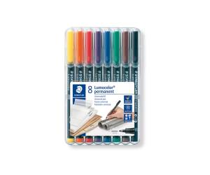 Pennarello Astucci Lumocolor Permanent 318 punta 0,6 mm colori assortiti - 15491 - 1