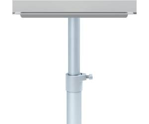 Lavagna portablocco Classic con ruote 100 x 70 cm bracci estensibili bianco - 13529 - 2