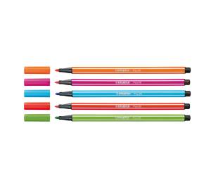 Pennarelli Pen 68 colori assortiti scatola in metallo 10 pezzi - 15434 - 1