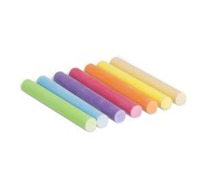 Gessetti tondi diametro 9x80 mm colorati Scatola 100 gessetti tondi Primo 012GC100R - 13489 - 1