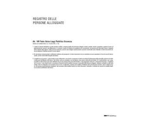 Registro persone alloggiate 31 x 24,5 cm 46 pagine - 14666 - 1