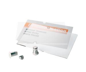 Targa per porte pareti Crystal Sign 14,8 x 14,8 cm - 13586 - 1