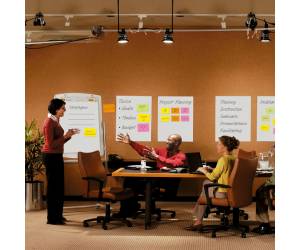 Blocco da parete Super Sticky 559RP 63,5 x 77,5 cm carta riciclata bianco 30 fogli - 13520 - 4