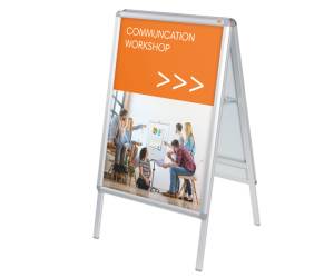 Cavalletto bifacciale A Frame cornici a scatto A1,84,1 x 59,4 cm - 13348 - 1