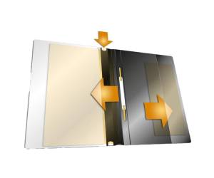 Cartellina ad aghi Duraplus - copertina personalizzabile - 21 x 29,7 cm - rosso - conf. 25 pezzi - Durable - 2579-03 - 4005546267920 - DMwebShop - 1