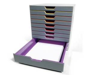 Cassettiera Varicolor 28 x 35,6 x 29,2 cm 10 cassetti - 12478 - 2