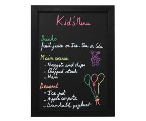 Lavagna Woody cornice nera 30 x 40 cm - 13492 - 2