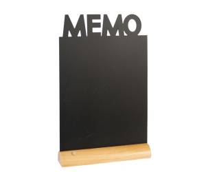 Lavagna da tavolo Silhouette 34,5 x 21 cm forma memo nero - 13468 - 1