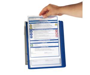 Leggio da parete Vario Wall 5 - 5 pannelli Sherpa inclusi - blu - Durable - 5551-07 - 4005546506494 - DMwebShop - 1