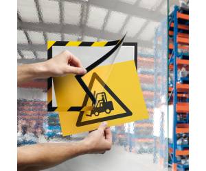 Cornice Duraframe Security adesiva pannello magnetico A4,21 x 29,7 cm - 13665 - 1