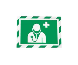 Cornice Duraframe Security adesiva pannello magnetico A4,21 x 29,7 cm verde bianco - 13666 - 2