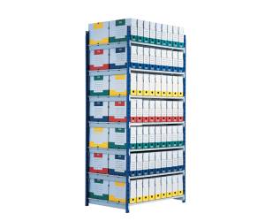 Scaffale Rang eco modulo base 5 ripiani 100 x 70 x 200 cm grigio - 12916 - 1