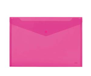 Buste con bottone - PPL - 24 x 18,5 cm - mix 3 colori fluo - conf. 5 pezzi - Lebez - 80439 - 8007509072073 - DMwebShop - 2