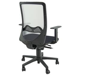 Seduta operativa Nathan NHAT con braccioli regolabili nero grigio chiaro - 12958 - 1