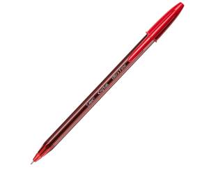 Penna a sfera - con cappuccio - Cristal Exact - punta 0,7 mm - rosso - scatola 20 pezzi - Bic - 992604 - 3086123594159 - DMwebShop - 1