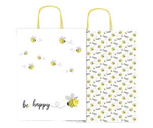 Shoppers con manici 26x34,5 cm fantasie assortite - 15388 - 2