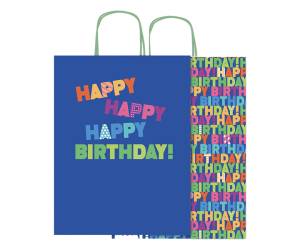 Shoppers con manici 36x41x12 cm fantasie assortite - 15387 - 5