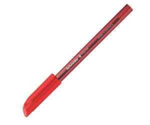 Penna a sfera Vizz - con cappuccio - punta media - rosso - conf. 10 pezzi - Schneider - P102202 - 4004675129512 - DMwebShop - 1