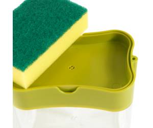 Dispenser detersivo stoviglie ProntoPiatti - con spugna abrasiva - 350 ml - Perfetto - 29118 - 8052474291189 - DMwebShop - 4