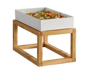 Set 2 supporti per vassoio Venezia bamboo colore naturale - 17941 - 1