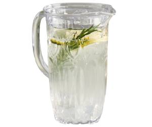 Caraffa decorata Milos 1,7 lt metacrilato trasparente - 17919 - 1