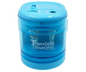 Temperamatite elettrico con contenitore - 2 fori - colori assortiti - Lebez - 4306 - 8007509043066 - DMwebShop - 6