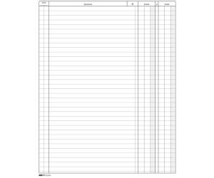 Libro cassa - 31 x 24,5 cm - 100 fogli - Edipro - E2593 - 8023328259303 - DMwebShop - 2