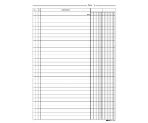 Schede in cartoncino 2 colonne - 24 x 17 cm - verticale bianco - conf. 100 pezzi - Edipro - E3399BL - 8023328339913 - DMwebShop - 1