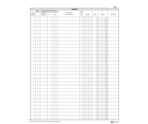 Registro merci in deposito 31 x 24,5 cm 50 fogli - 15912 - 4