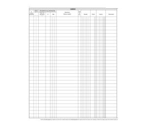 Registro merci in deposito 31 x 24,5 cm 50 fogli - 15912 - 7