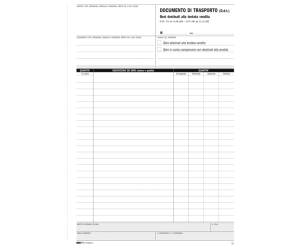 Blocco DDT carico tentata vendita - 50 fogli autoricalcanti - A4 - 29,7 x 21 cm - Edipro - E5220C - 8023328522018 - DMwebShop - 1