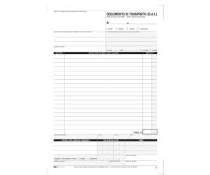 Blocco DDT - 25 fogli 4 copie autoricalcanti - 29,7 x 21 cm - Edipro - E5218C - 8023328521813 - DMwebShop - 1