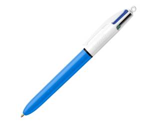 Penna a sfera a scatto multifunzione 4 Colours Classic - punta 1 mm - nero, blu, rosso, verde - conf. 12 pezzi - Bic - 982866 - 3086123233829 - DMwebShop - 1