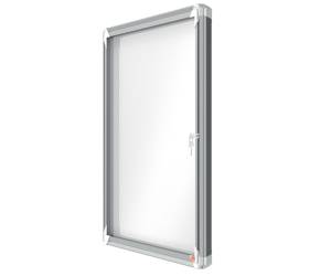 Bacheca per esterni fondo magnetico bianco 6 fogli A4 orizzontale - 16203 - 1