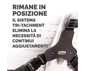 Supporto lombare ergonomico 38x37x5 cm nero - 17423 - 4