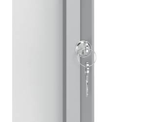 Bacheca per esterni fondo magnetico bianco 9 fogli A4 verticale - 16361 - 3