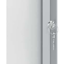 Bacheca per interni fondo magnetico bianco 9 fogli A4 verticale - 16475 - 2